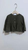 Moss Green Ruffle Jacket