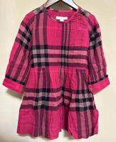 Burberry 經典紅格紋洋裝 4Y