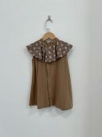 DOLLY DRESS SLEEVELESS - CHOCO PARFAIT/NOCCIOLA