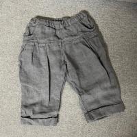 Loose Linen Pants Tilda- dark grey