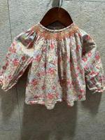 Bonpoint Liberty X Smocking 手工刺繡草莓 上衣 12m