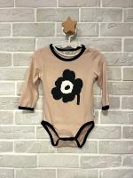芬蘭Marimekko 長袖大罌粟花包屁衣