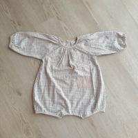 奶茶格子連身衣