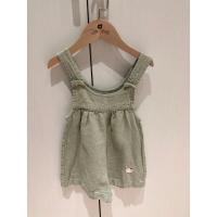 Linen Puff Suit Pippa 綠色（小詩彼慕聯名刺繡）