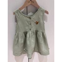 La Petite Alice - Linen Sleeveless Dress Melissa（小詩彼慕聯名刺繡