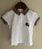 Burberry 經典百搭刺繡白Polo 