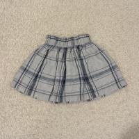 Midi linen skirt