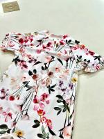 花花系列防曬連身拉鍊-泳衣