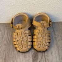 Leather Insid Sandal（Tan) - 編織涼鞋