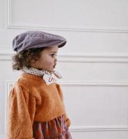 Lucy flat cap 粉嫩紫貝雷帽