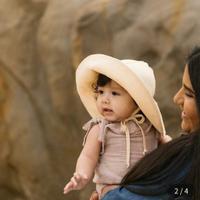 DUNE SUNBONNET 米白大帽簷遮陽帽