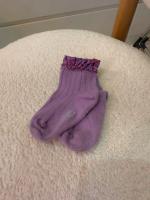 Charlotte Liberty Ruffle Ribbed Ankle Socks	Glycine du Japon	21/23
