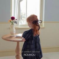 經典英倫花苞格紋洋裝