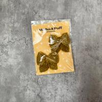 Baby Puff Bow Set - Citron