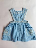 Clara Romper Airy Blue Linen