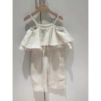 LITTLE LINEN STORIES 荷葉連身褲 Linen Toddler Overall