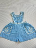 Lali 連身刺繡吊帶褲