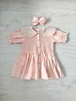 Bonjour Exclusive Pink Tunic Blouse + 髮夾