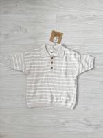Off-white striped knitted jersey