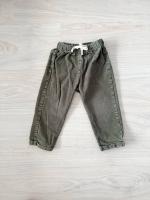 Killi Trousers - Khaki 燈芯絨反折長褲 墨綠