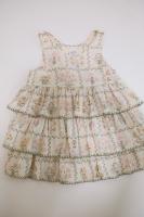 Camille Overdress - Cabin Quilt Floral Cream
