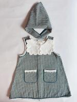 (整套含頭巾、領片販售）Hannah Dress Rustic Check