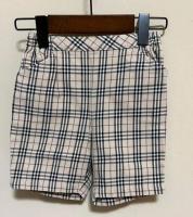 Burberry 2件組-經典百搭格紋褲/米駝設計褲 80cm