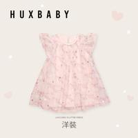 澳洲 Huxbaby 粉紅小花獨角獸系列軟紗洋裝