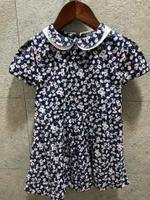 深藍花卉洋裝 4A