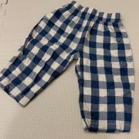 ロンパース・カバーオール organic zoo Blue Gingham Jumpsuit 1-2y ORGANIC ZOO｜藍格紋連身褲- Pottery Blue Gingham Artisan Jumps