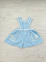 Clara Romper Airy Blue Linen