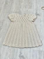 Penoora's - Little Poetry Dress 小詩限定典雅雕花公主袖針織洋裝