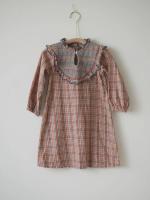 Dress with smocks Sanae