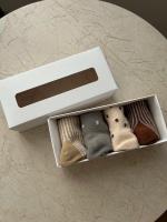 Printed socks, set of 4 短襪（4組）