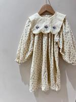 小刺繡氣質碎花洋裝