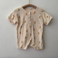經典月亮毛巾布包屁連身服