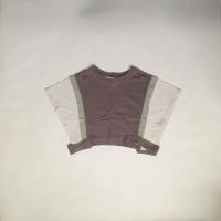 Tricolor short tops(3歲就可以穿)