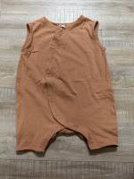 無袖開襟連身衣 - Biscuit