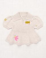 Fête Puff Top刺繡針織上衣