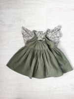 （合售）Birdie eucalyptus + Emeline blouse daisy