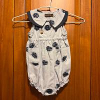 Oliver baby tuta 藍色波點包屁衣