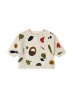 Organic zoo- farmers Market有機棉衛衣2-3y