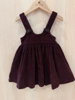 Minimom - Clematis Dress	burgundy	3y