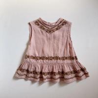 Linen Beulah Dress - Rosewater