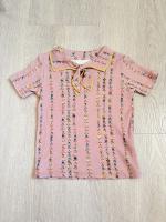 小碎花領結上衣