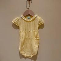 BABY POINTELLE ROMPER 針織雕花圓領連身衣