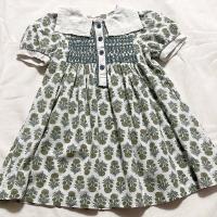 Little Cotton Clothes - Violet Dress Jaipur Floral in Fern