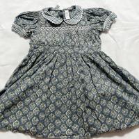 Little Cotton Clothes｜復古澎袖連身裙 Orla Dress Thistle Floral 4-5Y