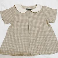Maison Marelle X Little Poetry Exclusive- Blouse Monceau - CHECK GREEN & CARAMEL