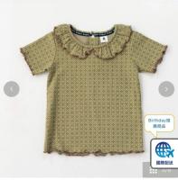 &mignon小圓領圖紋上衣